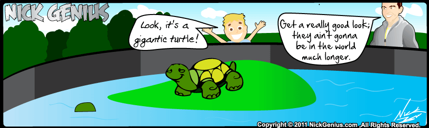 Comic Strip: Giant Turtle