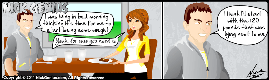 Comic Strip: Need to lose weight